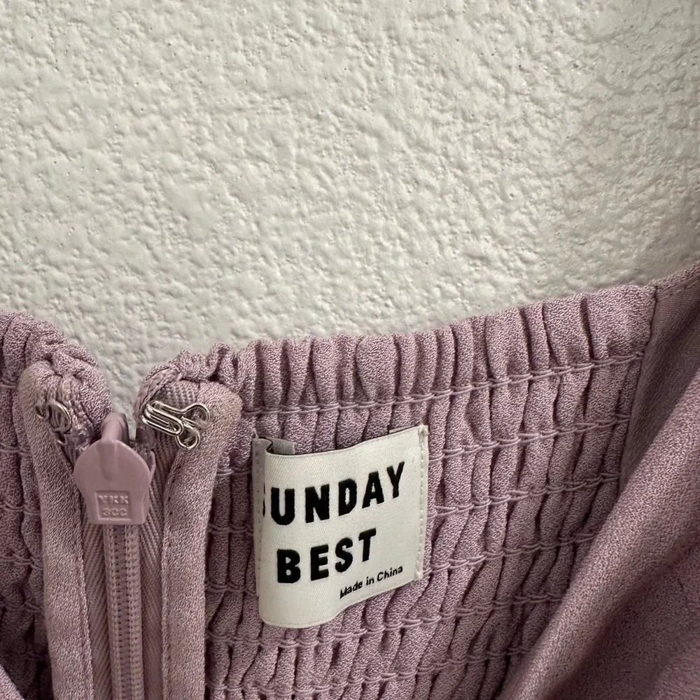 Aritzia exclusive brand Sunday Best dress with front side slit. - Picture 3 of 4